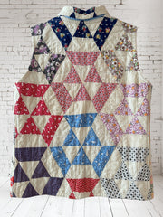 Quilt vest "take your mark" OSFM: sm-med-lg