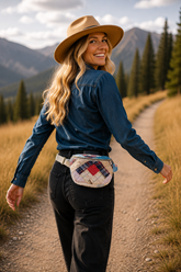 Vintage quilt Crossbody bag- going my way ♦️