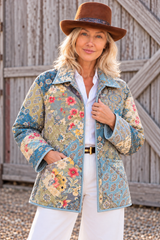 Quilt Market Jacket "The Teal Deal"