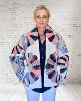 Quilt jacket “lavender fields“