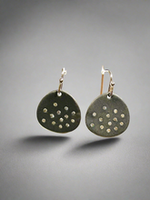 Diamonds and shields earrings sterling