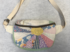Vintage quilt Crossbody bag-rays of sunshine