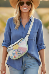 Vintage quilt Crossbody bag-rays of sunshine