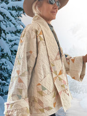 Quilt coat jacket " star of Bethlehem"