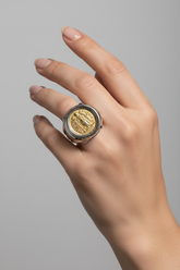 Roman coin ring