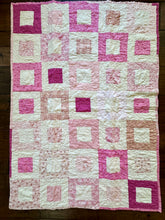 Vintage baby quilt "squared up"