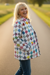 Quilt Market Jacket “postage stamp” M (4,6,8)