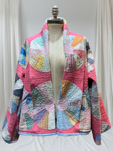 Quilt jacket "wagon wheels"