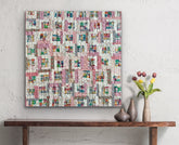 Baby girl Quilt ,color me madras!