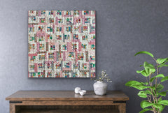 Baby girl Quilt ,color me madras!
