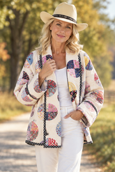 Quilt Jacket “ penny candy”