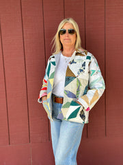 Posh Penelope" Quilt Market Jacket M (6-10)
