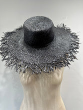 Black Sun hat with fringe
