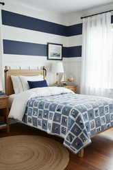 Quilt Bubble quilt 2 improv blues