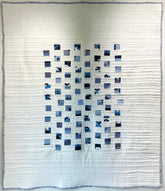 Quilt Houseboats white linen