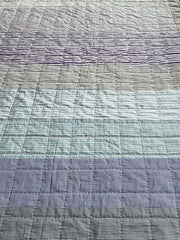 Quilt twin set peacock blues