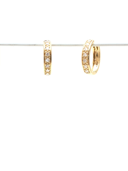 Daily 14K Yellow Gold Hoops