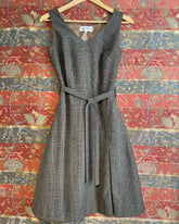 Classic dress box pleats cashmere wool