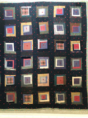 Quilt vintage ‘All squared up' - abigailheche