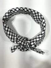Black and White Cotton bandana