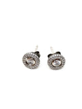 14K White 5/8 CTW Diamond Earring Jackets for Pearl