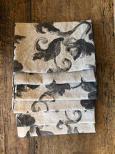 Napkins linen pen and ink set of 6 - abigailheche