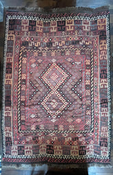 Vintage Turkish Kilim rug 7x10