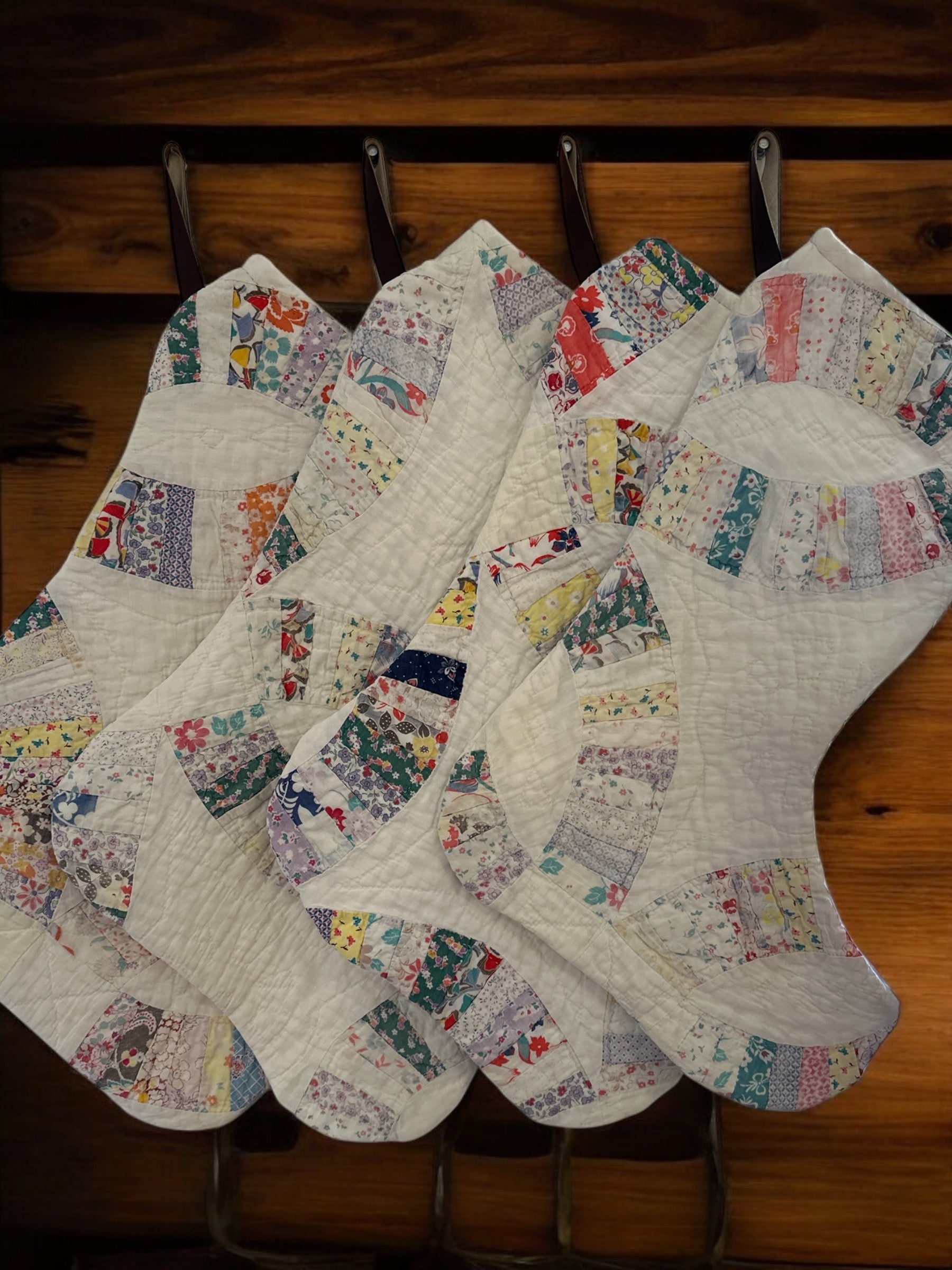 Quilted Christmas stockings