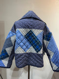 Quilt coat jacket "one step at a time"