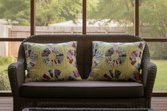Pillows vintage quilt 18 x 24 set of 2