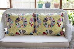 Pillows vintage quilt 18 x 24 set of 2