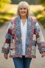 Quilt Jacket  “ prairie patch”