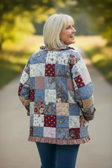 Quilt Jacket  “ prairie patch”