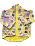 Quilt coat jacket "wedding rings"