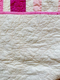 Vintage baby quilt "squared up"