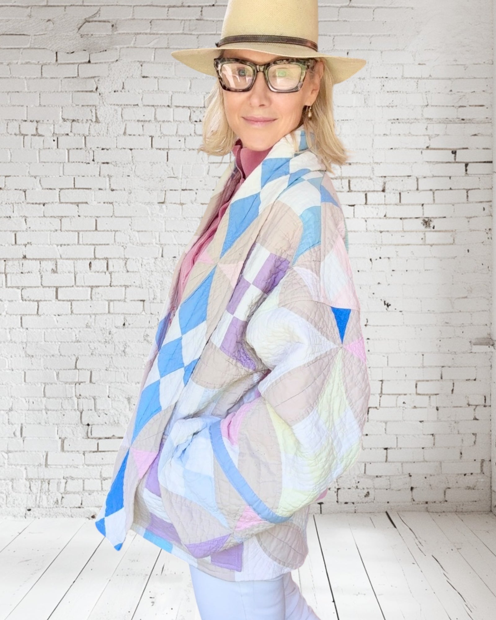 Quilt jacket "spring fling"