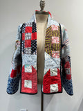 Quilt coat jacket "Holiday " OOAK