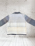 Custom. NEW STYLE Quilt Market Jacket  "ombré blues"