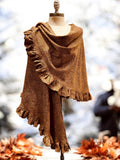 Paisley  Shawl ruffle wrap