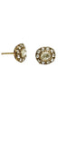 Royal 4 ctw Diamond cluster post earrings