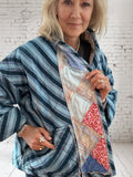 Quilt coat jacket "inside-out"