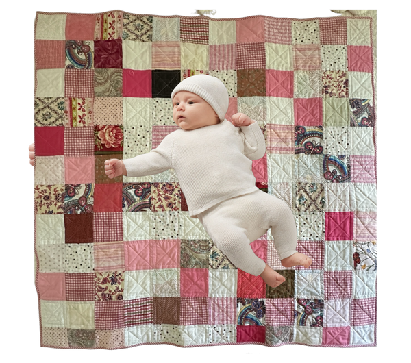 Quilt baby girl 2 sided