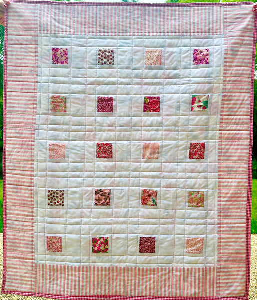 Baby Quilt ,baby girl liberty