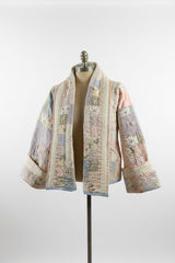 Quilt Jacket  “ lilac & lace" OSFM