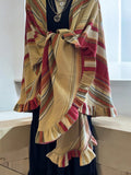 Striped Shawl wrap