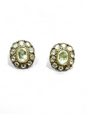 Royal 4 ctw Diamond cluster post earrings