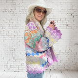 Quilt coat jacket "calico crush"