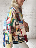 Quilt coat jacket "crazy color"