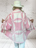 Quilt coat jacket vintage "pretty in pink"