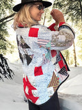 Quilt coat jacket "Holiday " OOAK